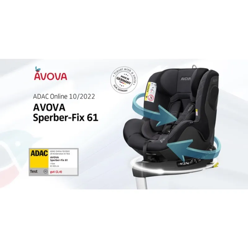 AVOVA Autosedačka Sperber-fix 61